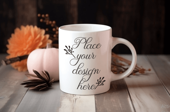 Download Autumn Rustic Halloween 11oz Mug Mockup - 11oz mug mockup Collection