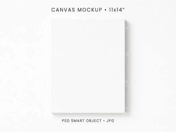 Download 11x14 Canvas Mockup PSD JPG Art Display - Mockup psd Collection