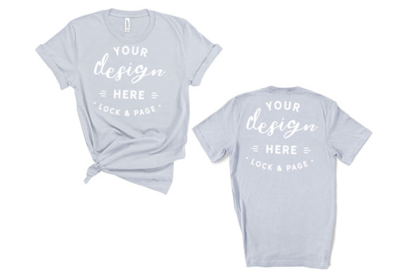 Download Light Blue Bella Canvas 3001 TShirt Mock - Bella canvas 3001 tshirt Collection