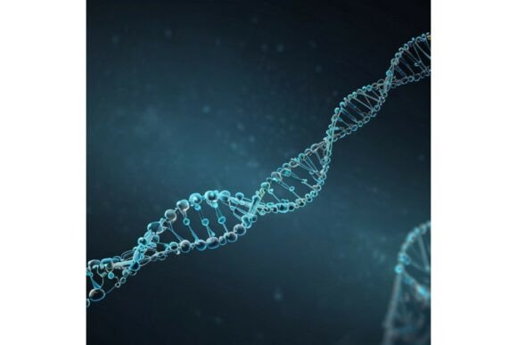 Download AI-Generated DNA Helix Design Background - Premium Bundle