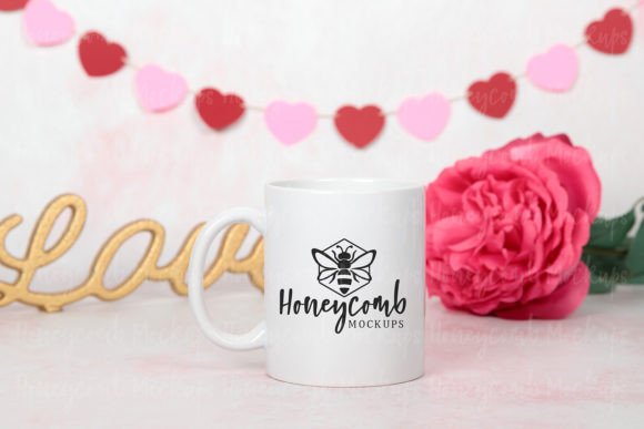 Download White 11oz Mug Mockup, Valentines Mockup - Premium Resources
